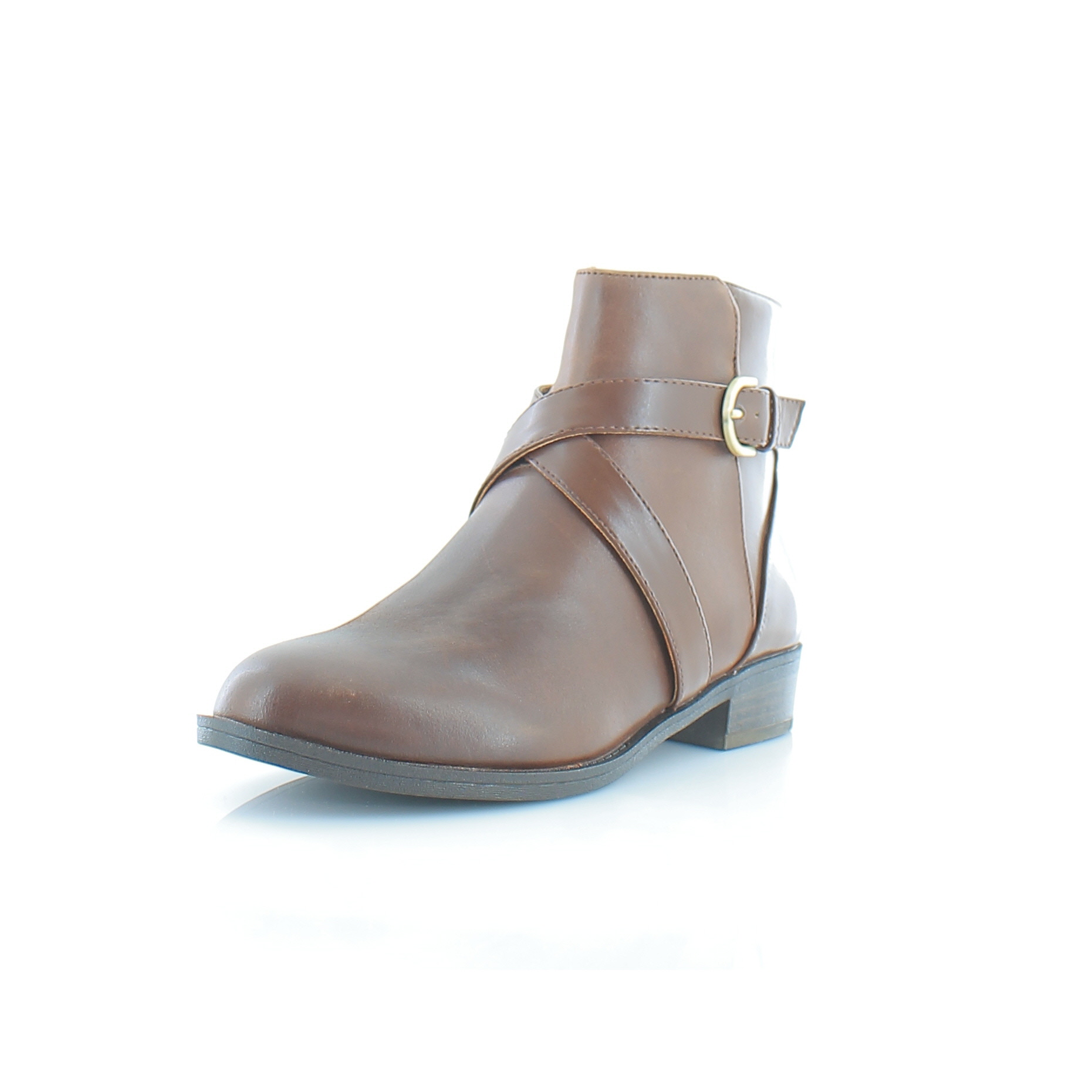Rockport Vicky Belt Bootie Women's Boots Saddle Leather Size 6.5 W